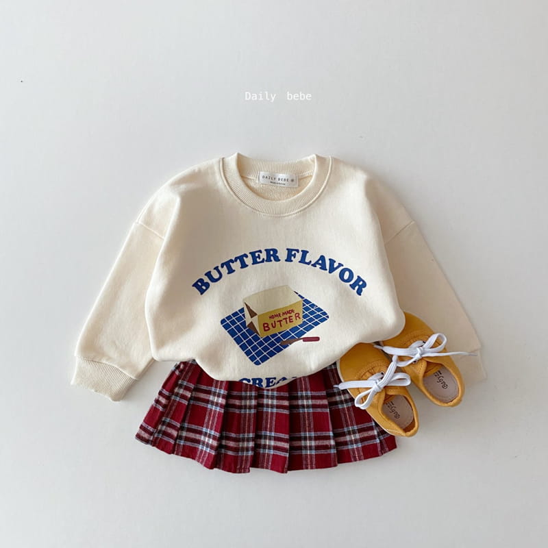 DAILY BEBE - Korean Children Fashion - #Kfashion4kids - Butter Sweatshirt - 3