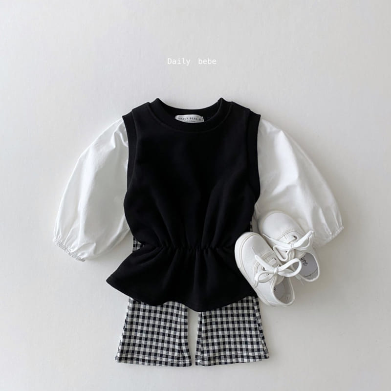 DAILY BEBE - Korean Children Fashion - #Kfashion4kids - Shirt Colored Sweatshirt - 7