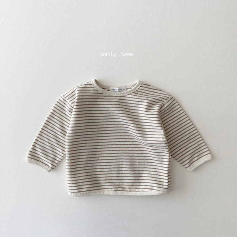 DAILY BEBE - Korean Children Fashion - #Kfashion4kids - Piping Tee - 3