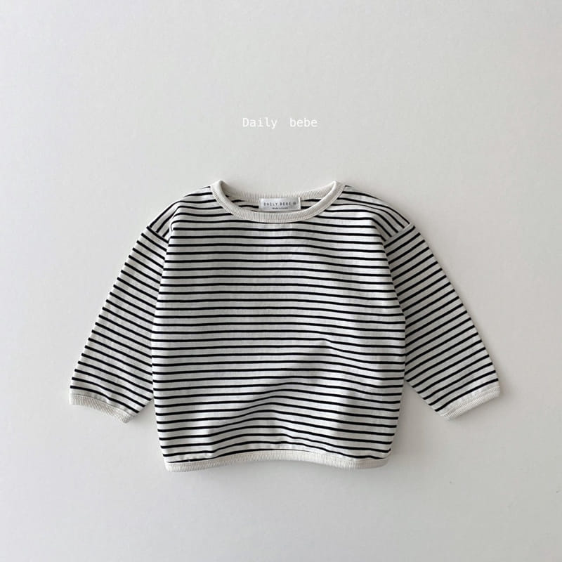 DAILY BEBE - Korean Children Fashion - #Kfashion4kids - Piping Tee - 4