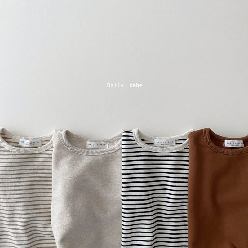 DAILY BEBE - Korean Children Fashion - #Kfashion4kids - Piping Tee - 5