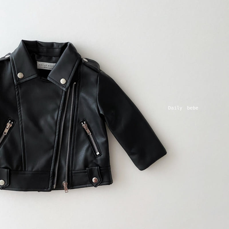 DAILY BEBE - Korean Children Fashion - #Kfashion4kids - Rider Jacket