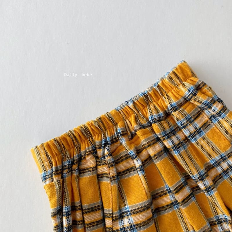 DAILY BEBE - Korean Children Fashion - #Kfashion4kids - Check Pleats Skirt - 4