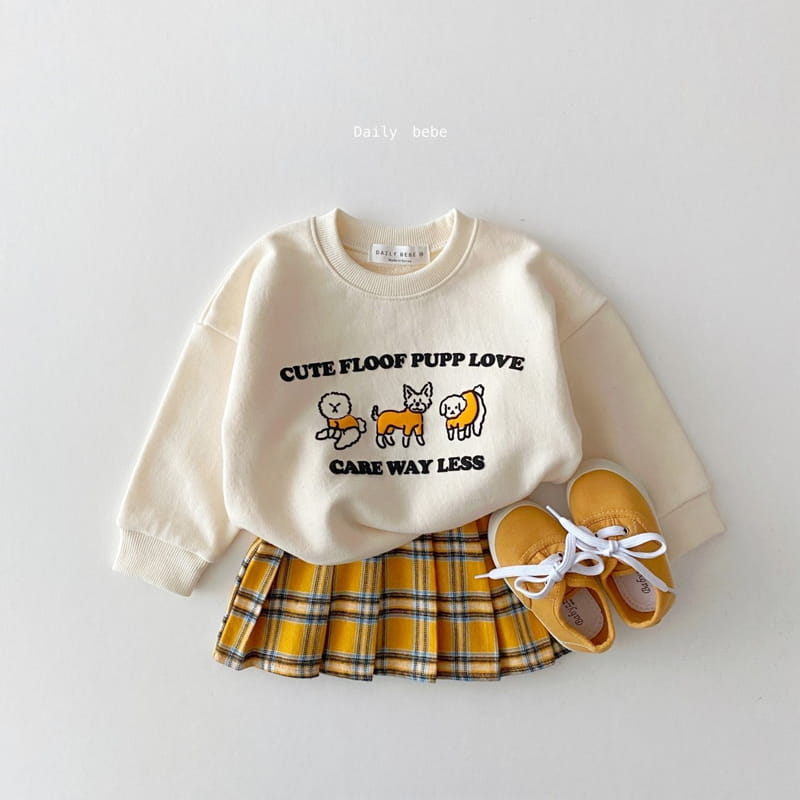 DAILY BEBE - Korean Children Fashion - #Kfashion4kids - Check Pleats Skirt - 7