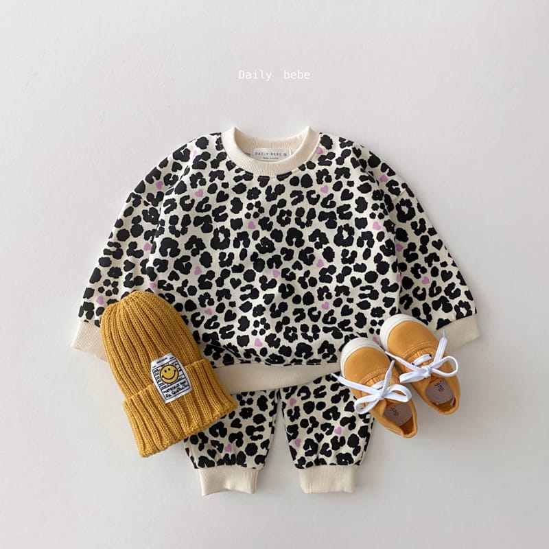 DAILY BEBE - Korean Children Fashion - #Kfashion4kids - Leopard One-piece