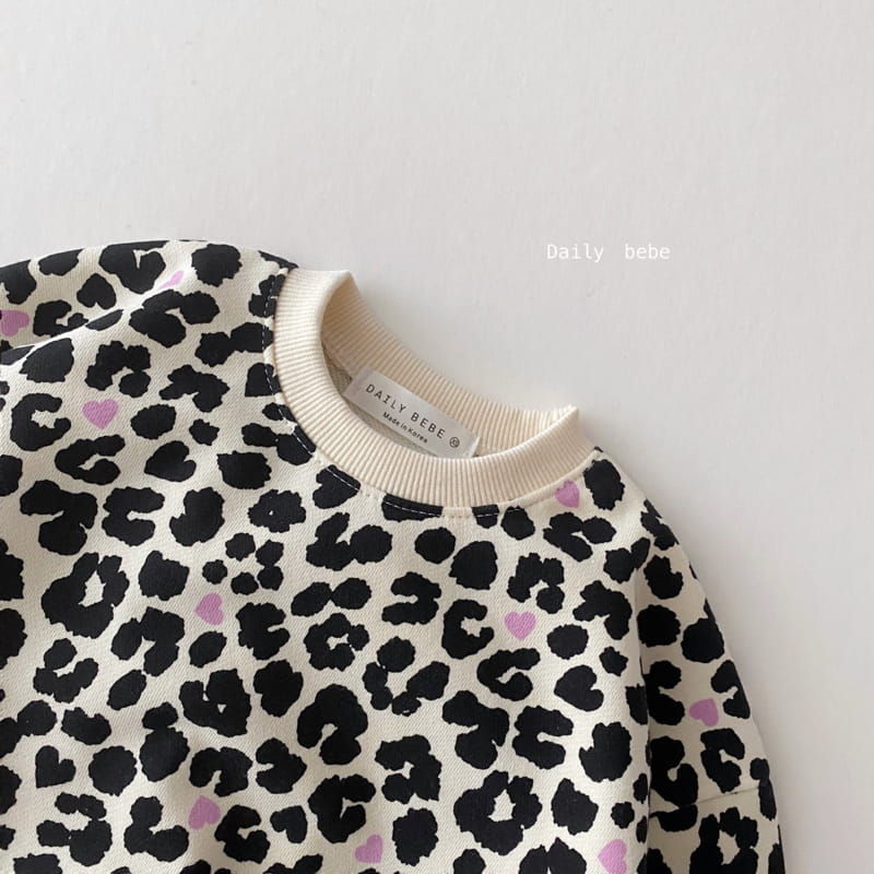 DAILY BEBE - Korean Children Fashion - #Kfashion4kids - Leopard One-piece - 4