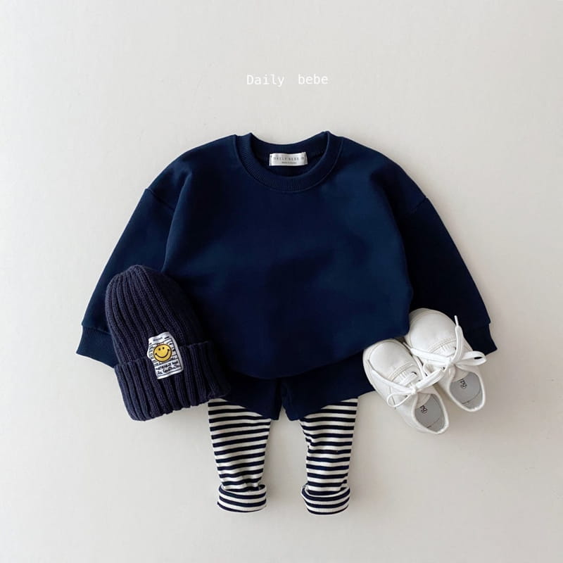DAILY BEBE - Korean Children Fashion - #Kfashion4kids - Top & Short Leggings Set - 2