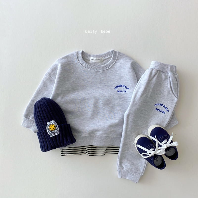 DAILY BEBE - Korean Children Fashion - #Kfashion4kids - Other Half Top Bottom Set