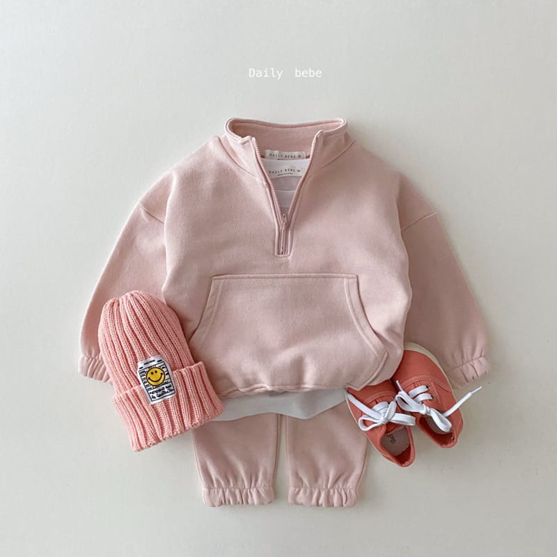 DAILY BEBE - Korean Children Fashion - #Kfashion4kids - Anorak Top Bottom Set - 2