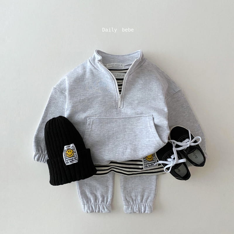 DAILY BEBE - Korean Children Fashion - #Kfashion4kids - Anorak Top Bottom Set - 3