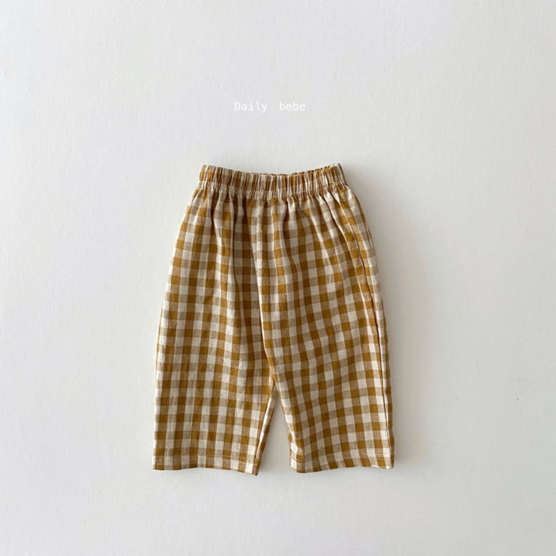 DAILY BEBE - Korean Children Fashion - #Kfashion4kids - Check Bear Set - 3