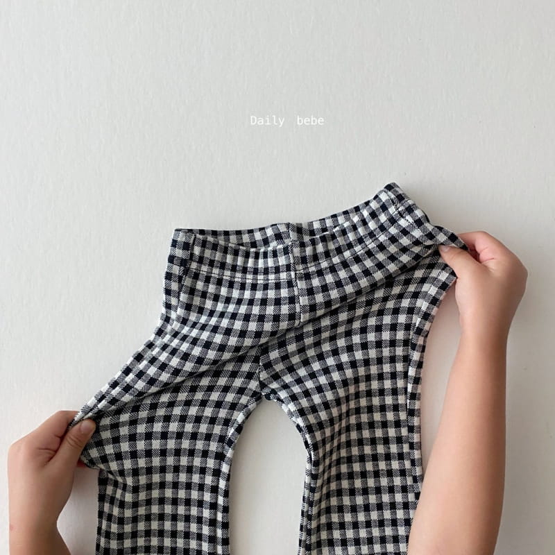 DAILY BEBE - Korean Children Fashion - #Kfashion4kids - Pattern Bootscut Pants - 7