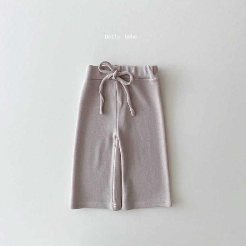 DAILY BEBE - Korean Children Fashion - #Kfashion4kids - Comfy Wide Pants - 2