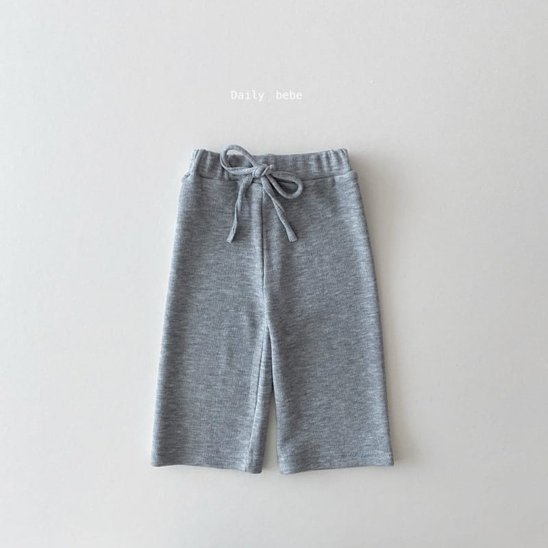 DAILY BEBE - Korean Children Fashion - #Kfashion4kids - Comfy Wide Pants - 3