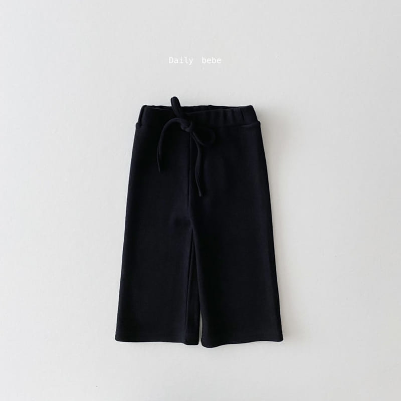 DAILY BEBE - Korean Children Fashion - #Kfashion4kids - Comfy Wide Pants - 4