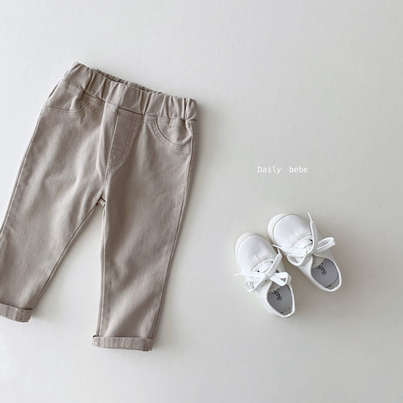 DAILY BEBE - Korean Children Fashion - #Kfashion4kids - Basic Pants