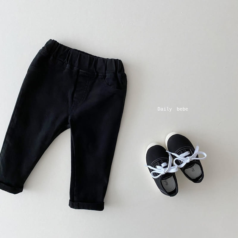 DAILY BEBE - Korean Children Fashion - #Kfashion4kids - Basic Pants - 2