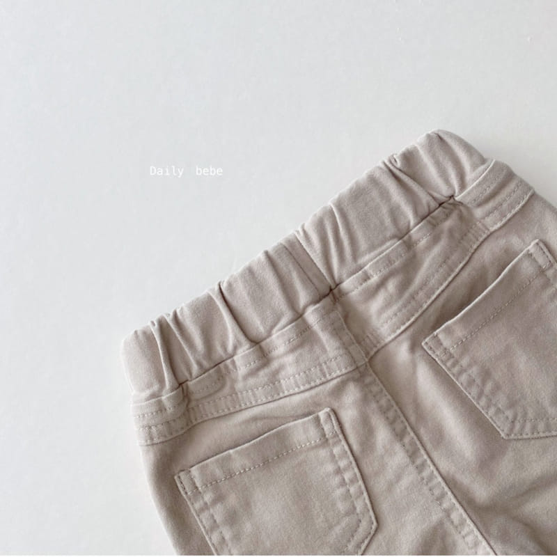 DAILY BEBE - Korean Children Fashion - #Kfashion4kids - Basic Pants - 4