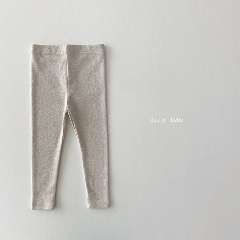 DAILY BEBE - Korean Children Fashion - #Kfashion4kids - Basic Leggings - 2
