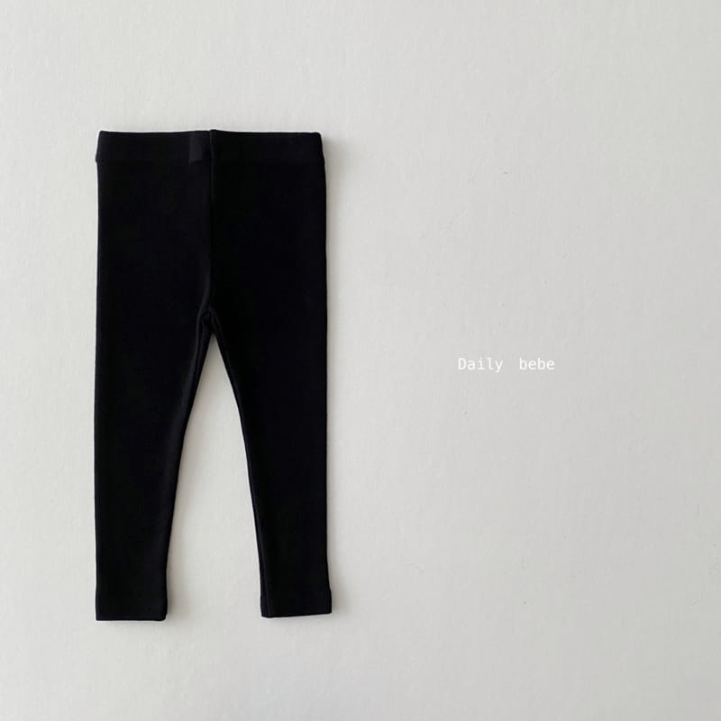 DAILY BEBE - Korean Children Fashion - #Kfashion4kids - Basic Leggings - 4
