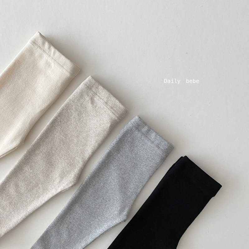 DAILY BEBE - Korean Children Fashion - #Kfashion4kids - Basic Leggings - 6