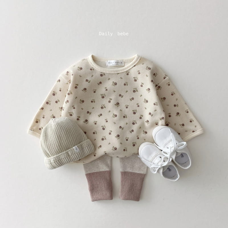 DAILY BEBE - Korean Children Fashion - #Kfashion4kids - Tosi Bottom Leggings - 8