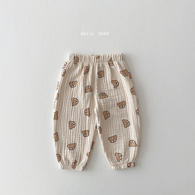 DAILY BEBE - Korean Children Fashion - #Kfashion4kids - Muslin Slacks