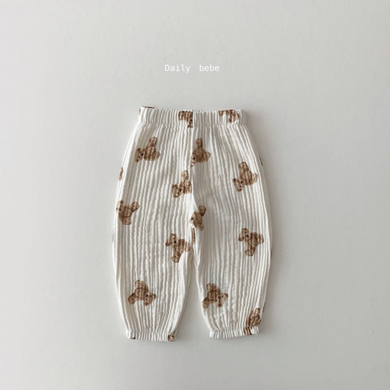 DAILY BEBE - Korean Children Fashion - #Kfashion4kids - Muslin Slacks - 9