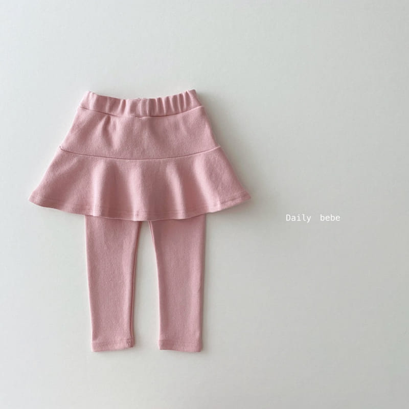 DAILY BEBE - Korean Children Fashion - #Kfashion4kids - Skirt Leggings - 2
