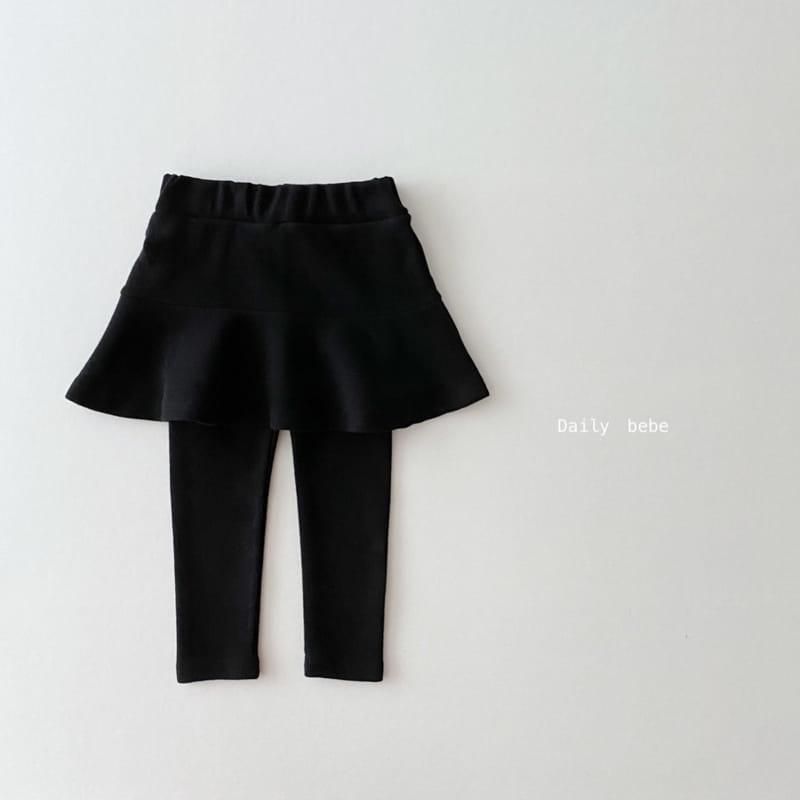 DAILY BEBE - Korean Children Fashion - #Kfashion4kids - Skirt Leggings - 4