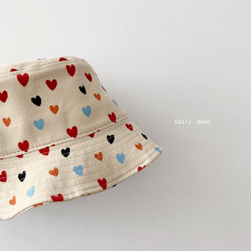 DAILY BEBE - Korean Children Fashion - #Kfashion4kids - Corduroy Bucket Hat - 6