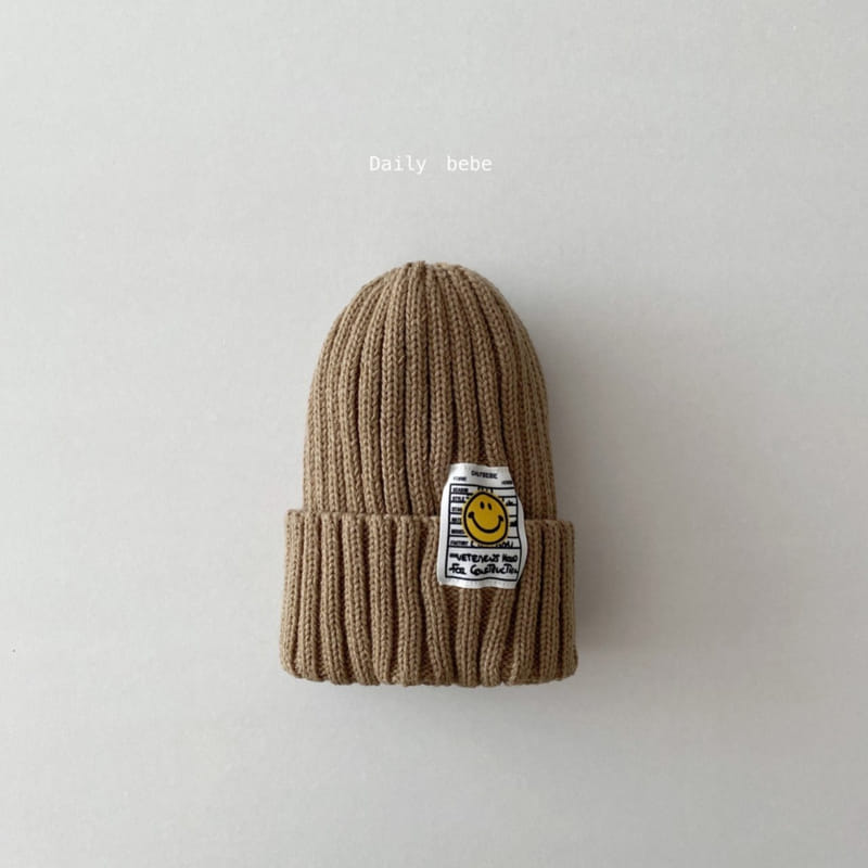 DAILY BEBE - Korean Children Fashion - #Kfashion4kids - Smile Patch Beanie - 4