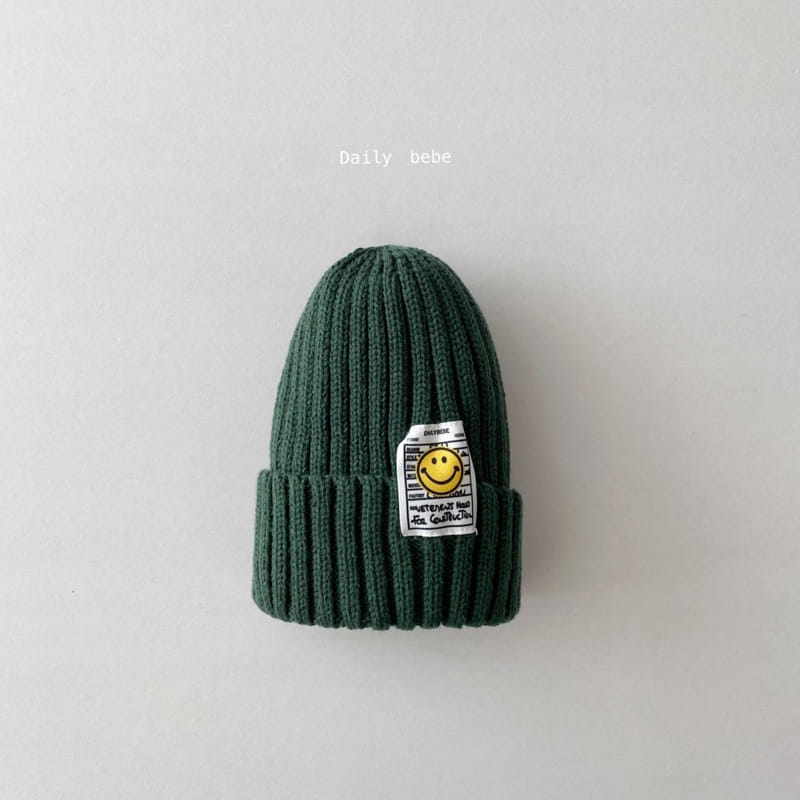 DAILY BEBE - Korean Children Fashion - #Kfashion4kids - Smile Patch Beanie - 6