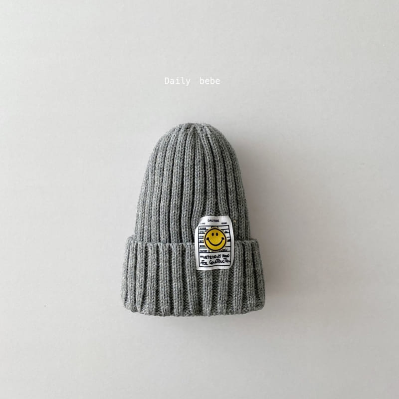 DAILY BEBE - Korean Children Fashion - #Kfashion4kids - Smile Patch Beanie - 7
