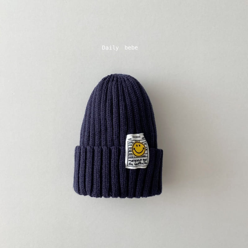 DAILY BEBE - Korean Children Fashion - #Kfashion4kids - Smile Patch Beanie - 8