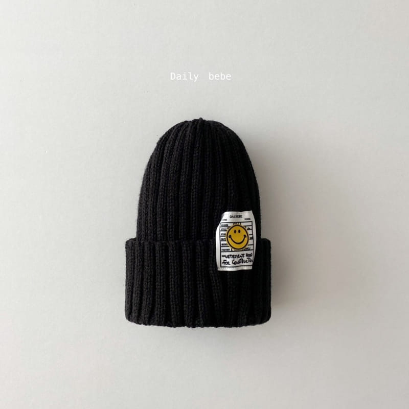DAILY BEBE - Korean Children Fashion - #Kfashion4kids - Smile Patch Beanie - 9