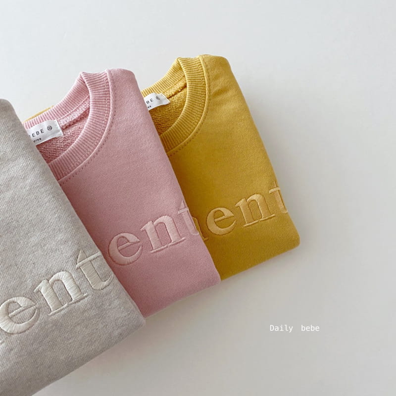 DAILY BEBE - Korean Children Fashion - #Kfashion4kids - Moment Sweatshirt - 10