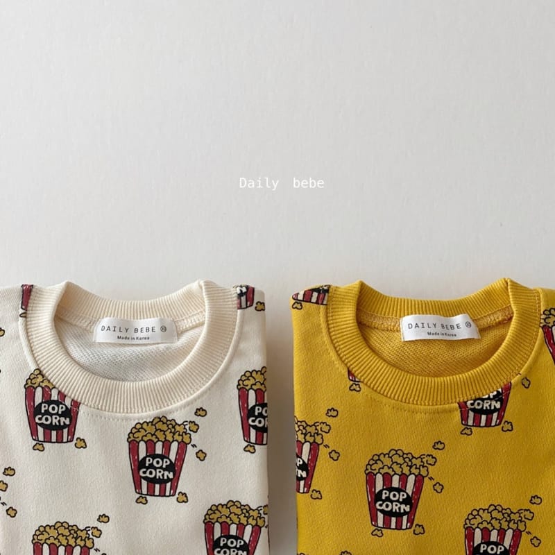 DAILY BEBE - Korean Children Fashion - #Kfashion4kids - Popcorn Sweatshirt