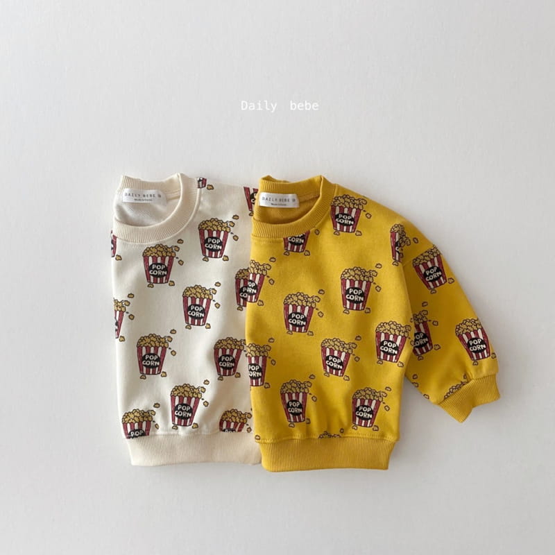 DAILY BEBE - Korean Children Fashion - #Kfashion4kids - Popcorn Sweatshirt - 2