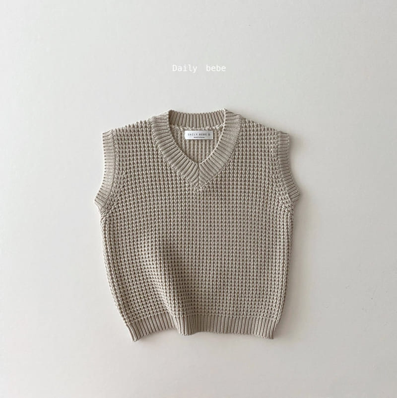 DAILY BEBE - Korean Children Fashion - #Kfashion4kids - Waffle Vest