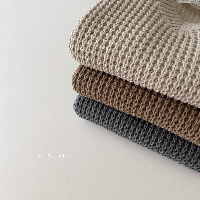DAILY BEBE - Korean Children Fashion - #Kfashion4kids - Waffle Vest - 11
