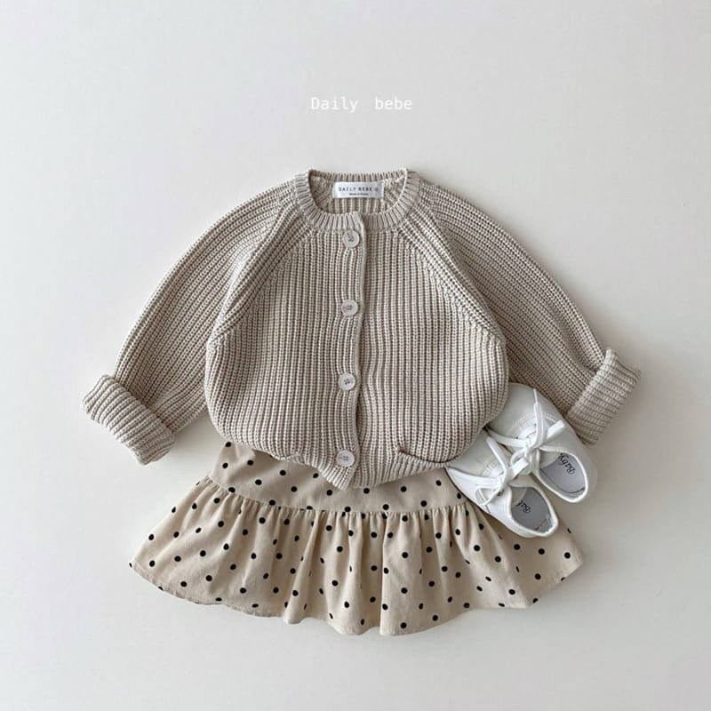 DAILY BEBE - Korean Children Fashion - #Kfashion4kids - Hazzi Cardigan - 6