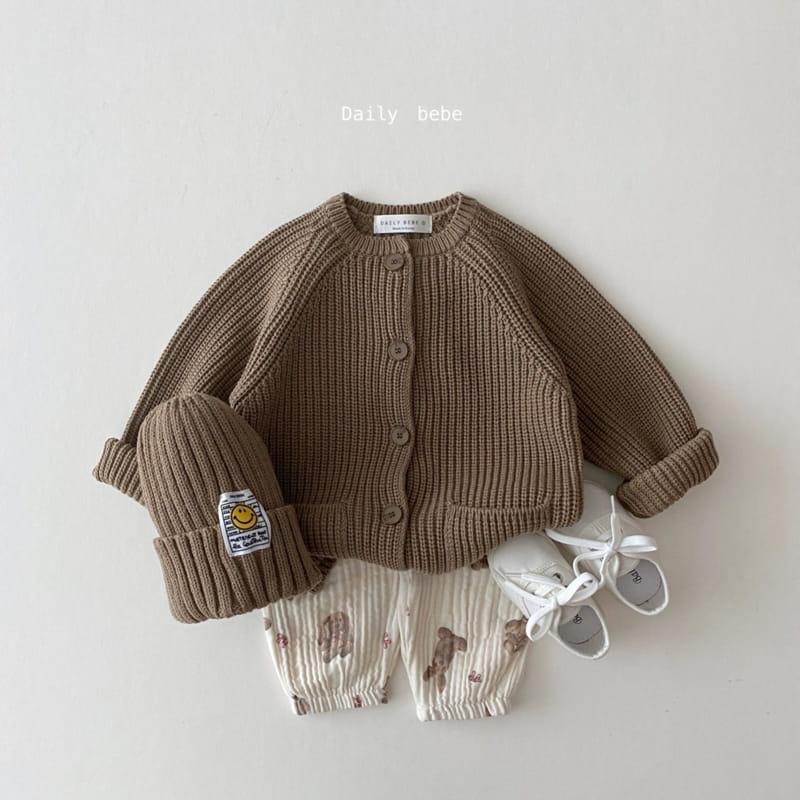 DAILY BEBE - Korean Children Fashion - #Kfashion4kids - Hazzi Cardigan - 8