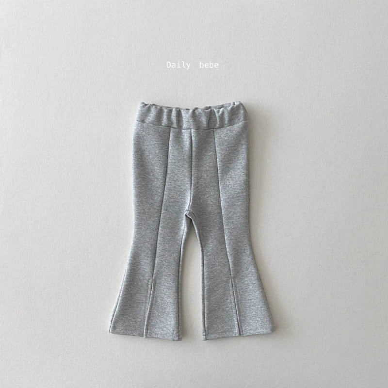 DAILY BEBE - Korean Children Fashion - #Kfashion4kids - Slit Bootscut Pants - 3