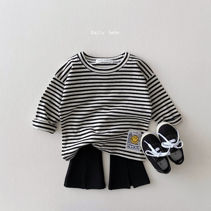 DAILY BEBE - Korean Children Fashion - #Kfashion4kids - Slit Bootscut Pants - 7