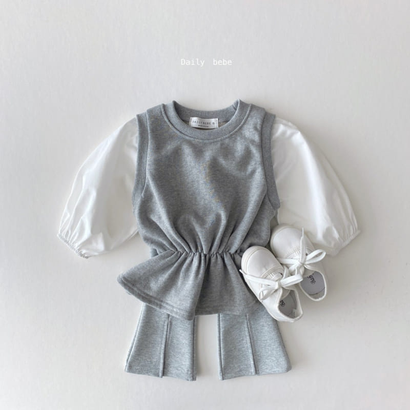 DAILY BEBE - Korean Children Fashion - #Kfashion4kids - Slit Bootscut Pants - 8