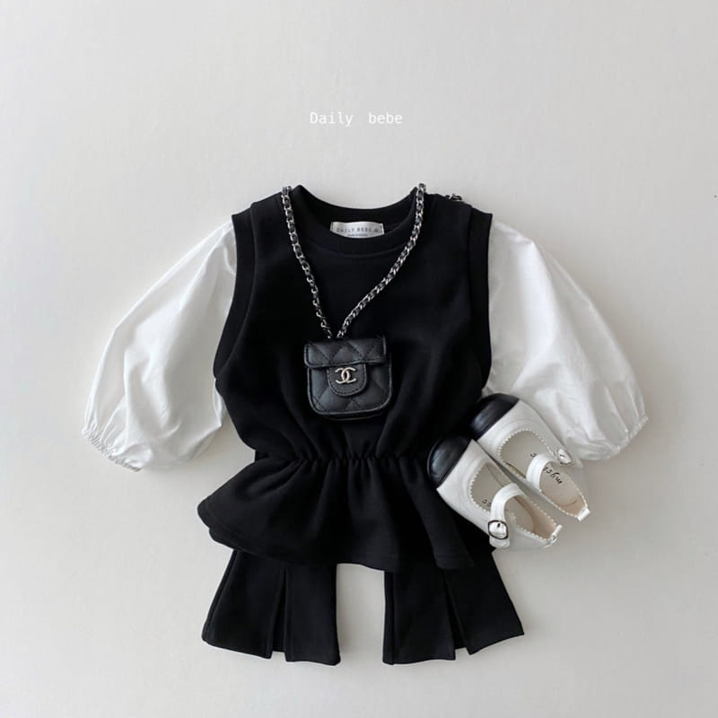 DAILY BEBE - Korean Children Fashion - #Kfashion4kids - Slit Bootscut Pants - 9