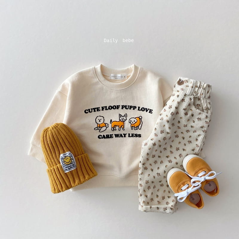 DAILY BEBE - Korean Children Fashion - #Kfashion4kids - Corduroy Baggy Pants - 8