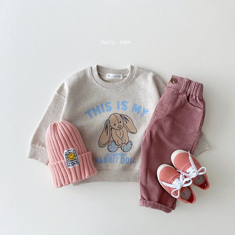 DAILY BEBE - Korean Children Fashion - #Kfashion4kids - Corduroy Baggy Pants - 9
