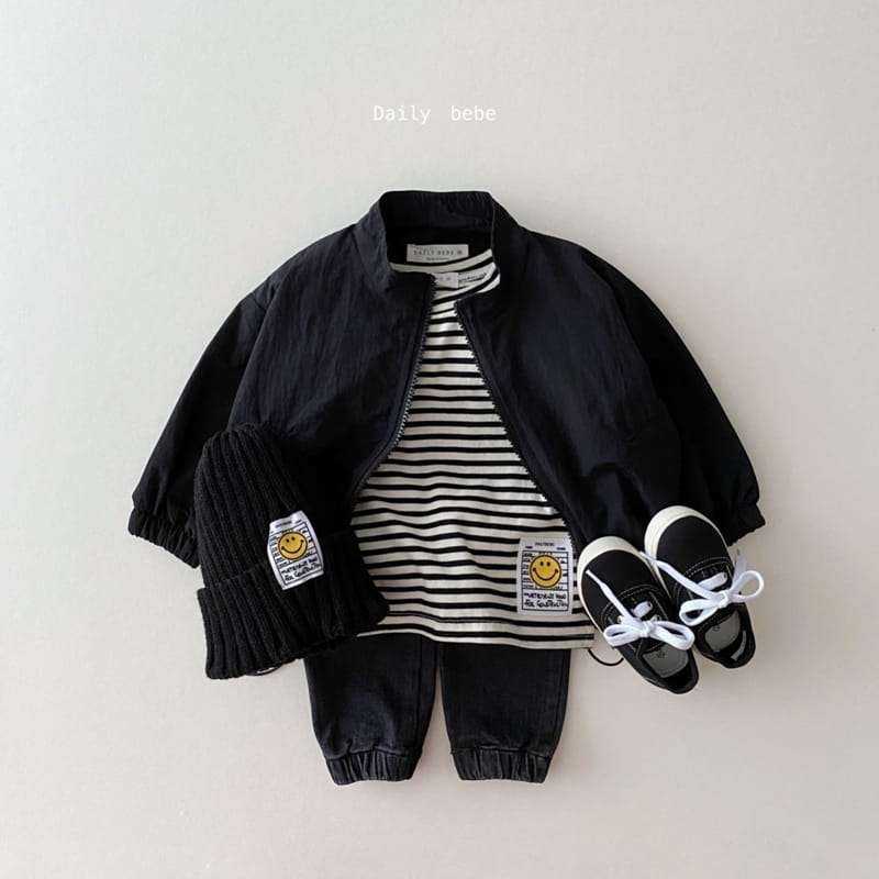 DAILY BEBE - Korean Children Fashion - #Kfashion4kids - Denim Jogger Pants - 11